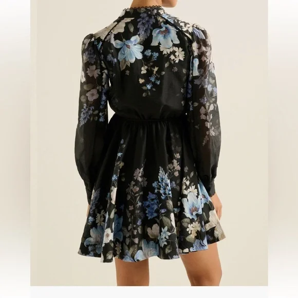 Ever New Vienna Floral Mini Dress 8 - Picture 3 of 9